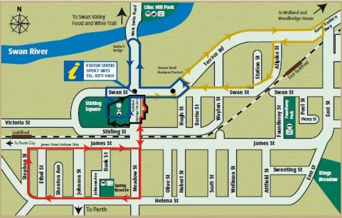 la carte de Macao, le patrimoine de marche circuit 