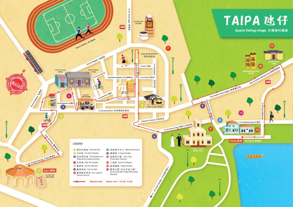 carte de village de taipa carte